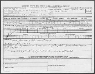 Rod Bolton scouting report, 1990 August 15