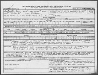 Barry Bonds scouting report, 1990 September 15