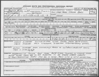 Bobby Bonilla scouting report, 1990 September 15