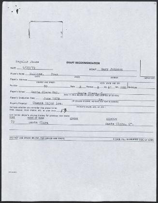 Fran Mullins scouting report, 1979 May 23