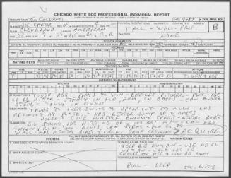 Joe Carter scouting report, 1989 September