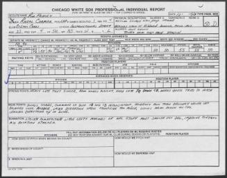 Rheal Cormier scouting report, 1990 October