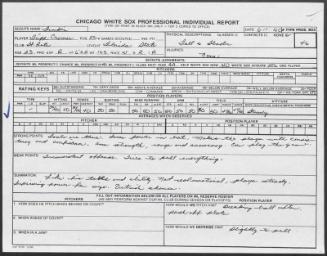 Tripp Cromer scouting report, 1990 June 01