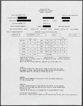 R.A. Dickey scouting report, 1996 April 13