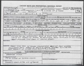 Doug Drabek scouting report, 1990 September 15