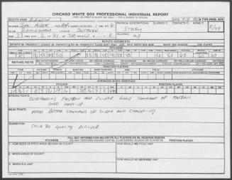 John Hudek scouting report, 1990 July 09