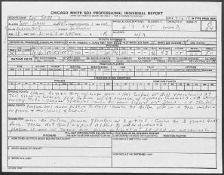 Jeff Juden scouting report, 1990 July 06