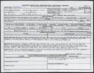 Ryan Klesko scouting report, 1990