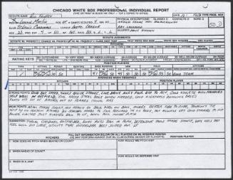 Lonnie Maclin scouting report, 1990 October