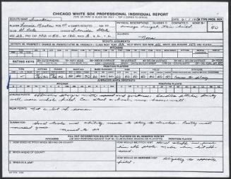 Lonnie Maclin scouting report, 1990 June 01