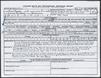 Mickey Morandini scouting report, 1990 July 20