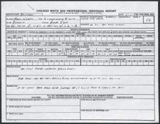 Matt Nokes scouting report, 1989 July 01