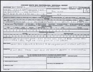 Al Osuna scouting report, 1990 July 06