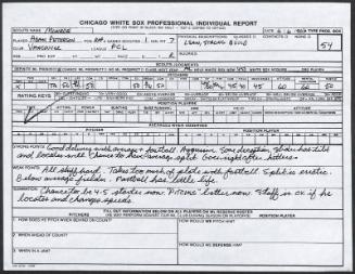 Adam Peterson scouting report, 1990 June 06