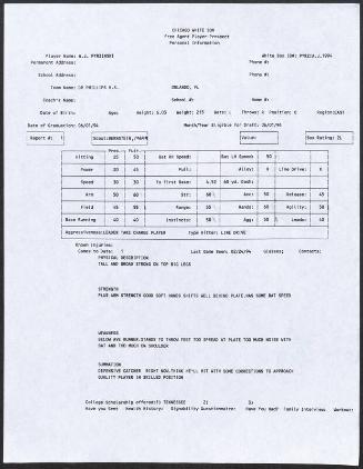 A.J. Pierzynski scouting report, 1994 February 24