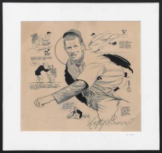 Lefty Grove cartoon, 1935