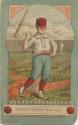 St. Louis Browns versus New York Metropolitans scorecard, 1884 October 04