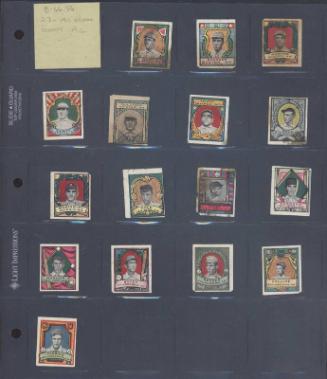 T332 Helmar American League stamps, 1911