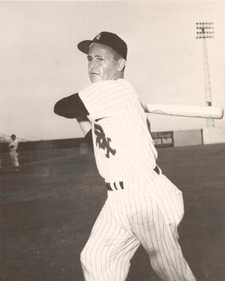 Nellie Fox Batting photograph, between 1952 and 1963