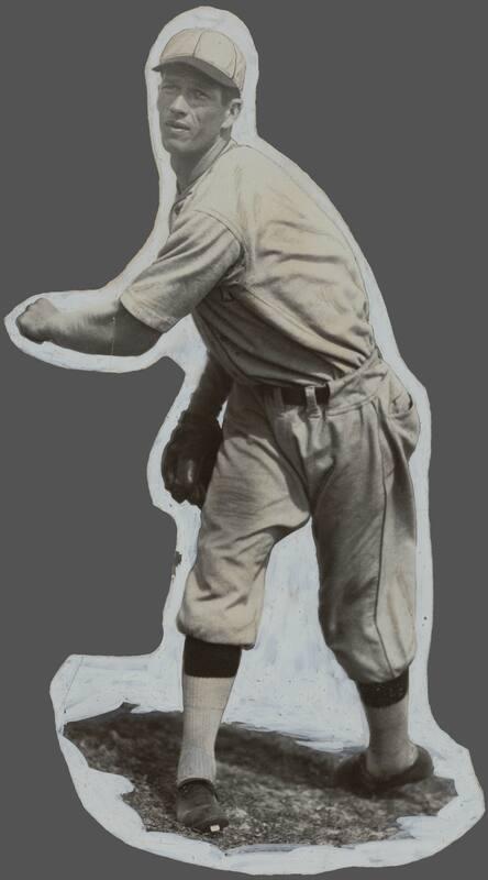 Lefty Grove Pitching photograph, between 1925 and 1927