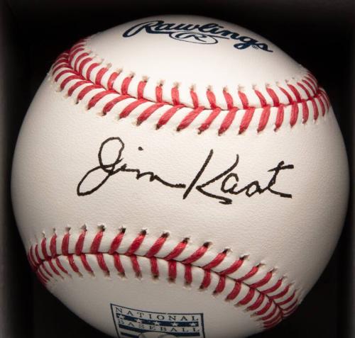 Jim Kaat Autographed ball, 2022 May 10