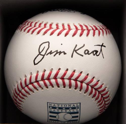 Jim Kaat Autographed ball, 2022 May 10