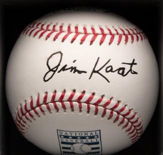 Jim Kaat Autographed ball, 2022 May 10