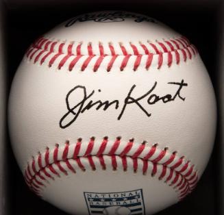 Jim Kaat Autographed ball, 2022 May 10