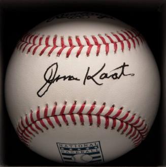 Jim Kaat Autographed ball, 2022 May 10