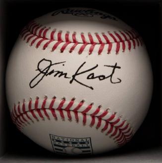 Jim Kaat Autographed ball, 2022 May 10