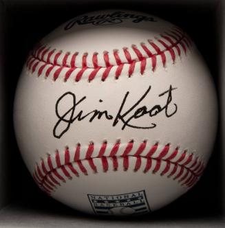 Jim Kaat Autographed ball, 2022 May 10