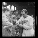 Jimmy Wasdell Autographing negatives, 1940 or 1941