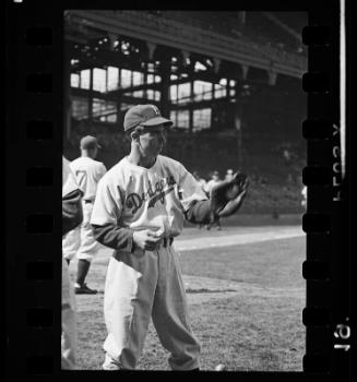 Pee Wee Reese Fielding negative, between 1940 and 1942