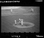 Leo Durocher and Gus Mancuso negatives, probably 1940