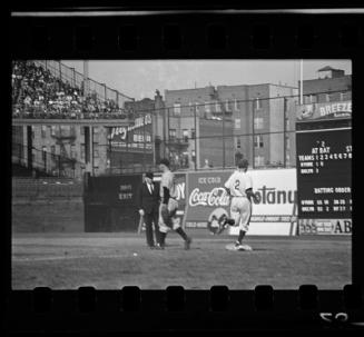 Leo Durocher and Joe Gordon negative, probably 1940