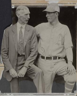 Connie Mack and Lefty Grove, 1928 September 12