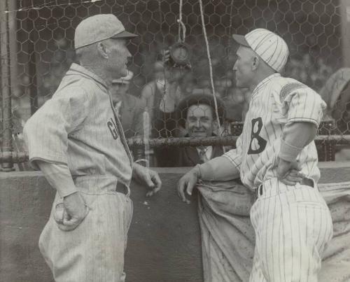 Hughie Jennings and Dave Bancroft photograph, 1925