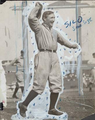 Hughie Jennings Holding Hat photograph, circa 1903