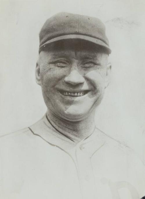 Hughie Jennings Laughing photograph, circa 1918