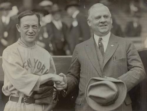 John McGraw and Miller Huggins photograph, 1921 or 1922