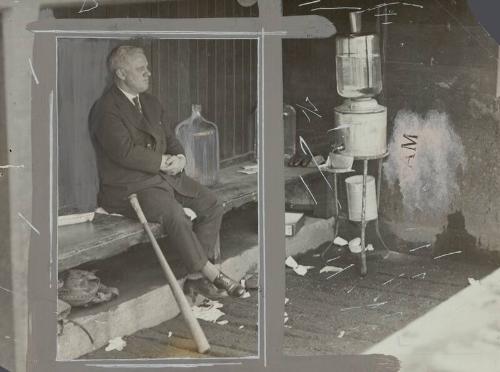 John McGraw Dugout photograph, undated