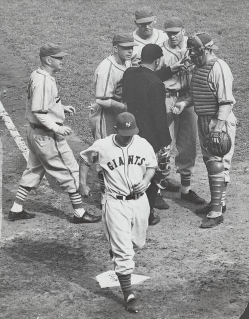 Mel Ott Home Run photograph, 1940 September 11