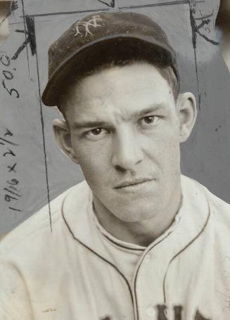 Mel Ott Batting photograph, between 1933 and 1947