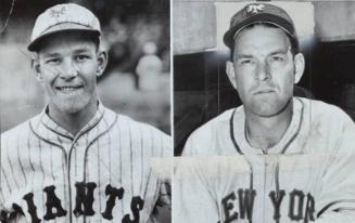 Mel Ott Batting photograph, 1936 or 1937