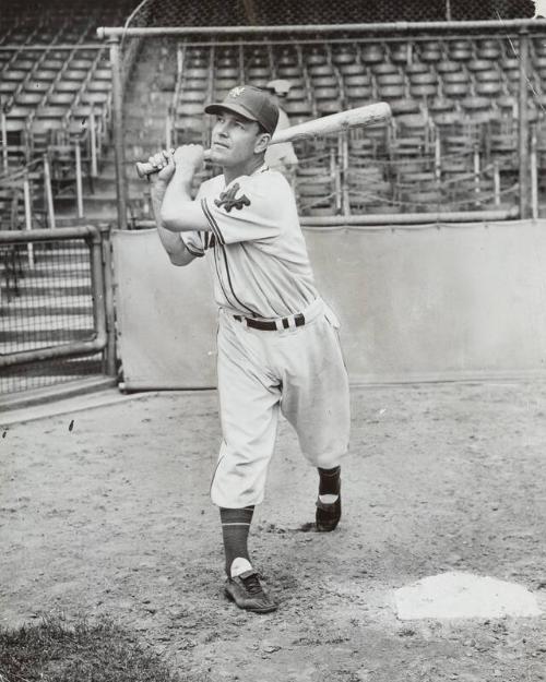 Mel Ott photograph, between 1940 and 1947