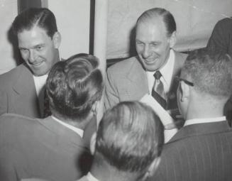 Mel Ott and Bob Hope photograph, 1949 January 13