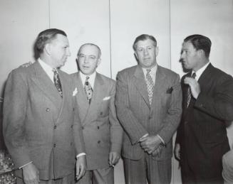 Eddie Dyer and Mel Ott photograph, probably 1947