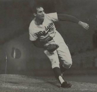 Sandy Koufax Pitching photograph, between 1958 and 1966