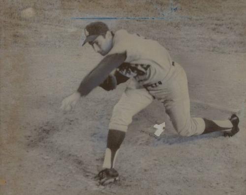 Sandy Koufax Pitching photograph, between 1958 and 1966