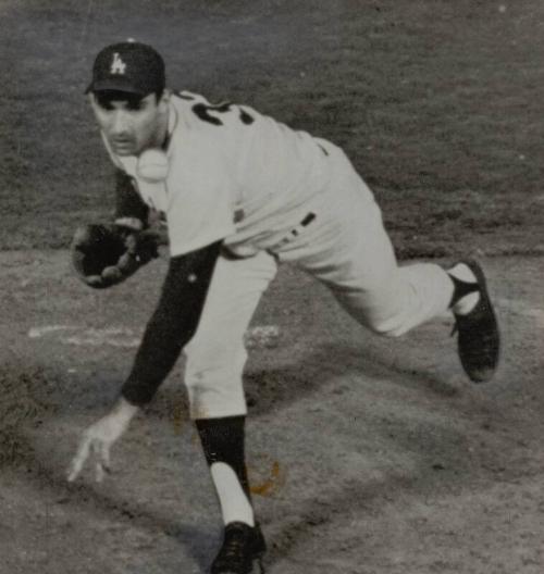 Sandy Koufax Pitching photograph, between 1958 and 1966